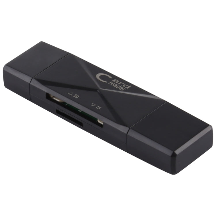 Type-C+SD+TF+Micro USB轉USB2.0讀卡器