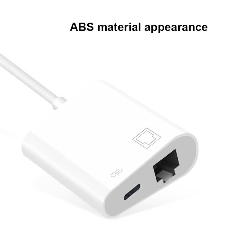 NK-1035 TC 2合一 Type-C公頭轉以太網+Type-C電源母頭 適配器