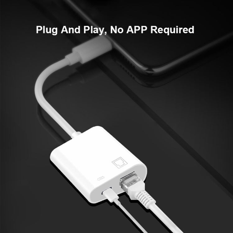 NK-1035 TC 2合一 Type-C公頭轉以太網+Type-C電源母頭 適配器