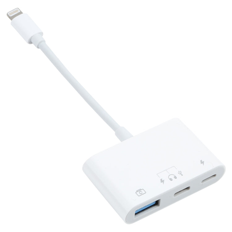 S-221 3合一 8 Pin公頭轉8 Pin電源+Type-C+USB相機母頭 適配器