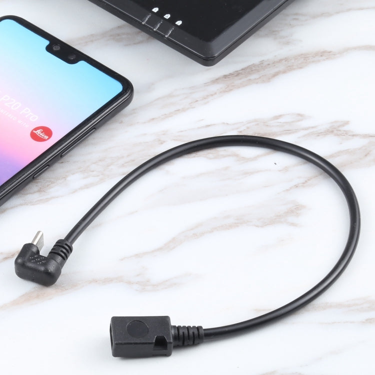 U型 Type-C公轉Micro USB母延長線