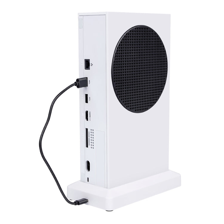 主機散熱風扇底座帶2個USB接口 適用於XBOX Series S, For XBOX Series S