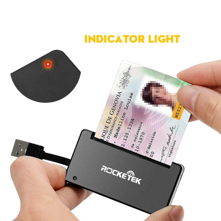 ROCKETEK SCR3 CAC ID SIM 芯片智能卡讀卡器
