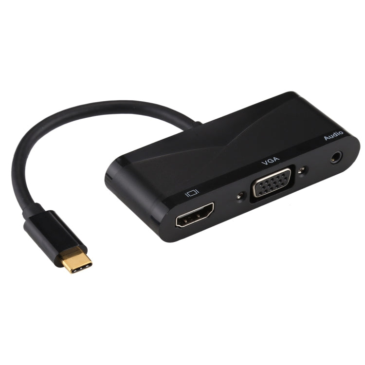V83 Type-C轉4K HDMI / VGA+3.5mm音頻+USB 多功能適配器