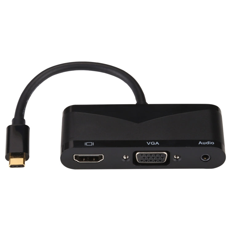 V83 Type-C轉4K HDMI / VGA+3.5mm音頻+USB 多功能適配器