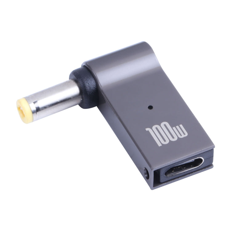 100W Type-C母 轉 DC 5.5 x 2.5mm公電腦充電轉接頭 適用於Lenovo