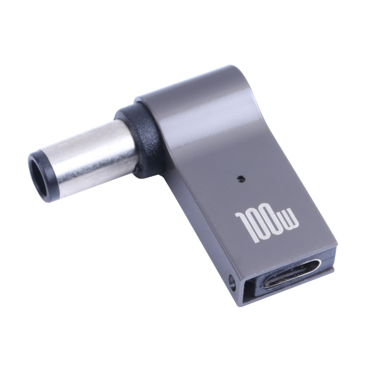 100W Type-C母 轉 DC 7.4x0.6mm公電腦充電轉接頭 適用於HP