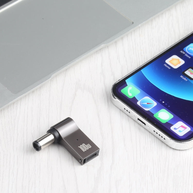 100W Type-C母 轉 DC 7.4x0.6mm公電腦充電轉接頭 適用於HP