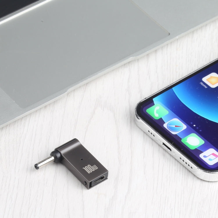 100W Type-C母 轉 DC 3.5x1.35mm公電腦充電轉接頭