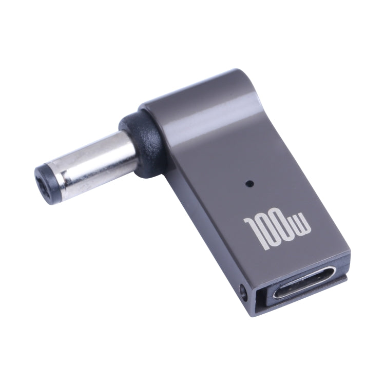 100W Type-C母 轉 DC 5.5 x 2.1mm公電腦充電轉接頭