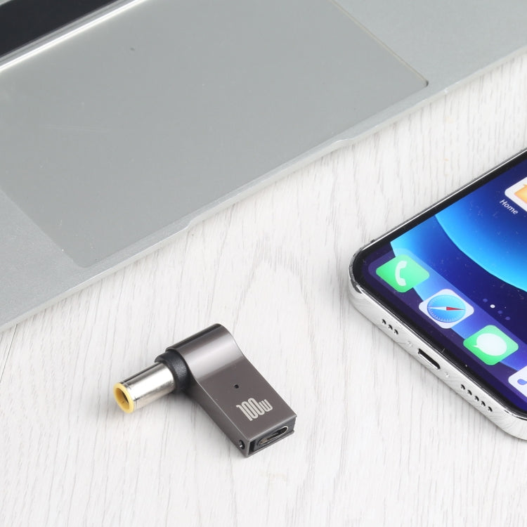 100W Type-C母 轉 DC 7.9x5.0mm公電腦充電轉接頭 適用於Lenovo