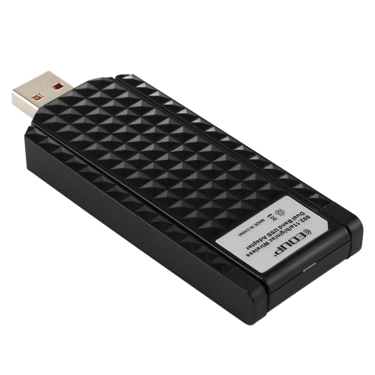 EDUP EP-AC1625 USB 2.0無線適配器 600Mbps 2.4G / 5.8GHz雙頻WiFi網卡帶2根天線