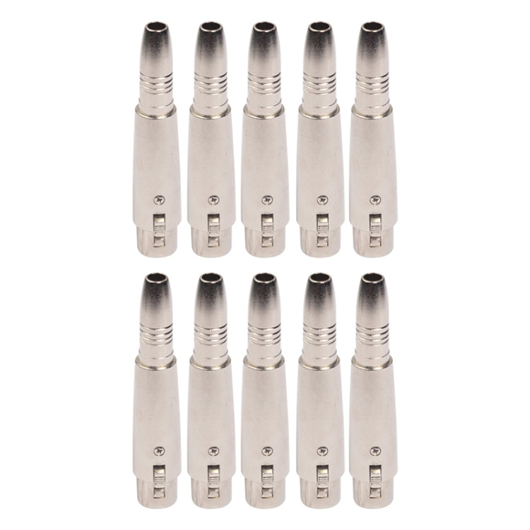 10個賣 LZ1163-1 6.35mm 母轉卡農母音頻轉接頭