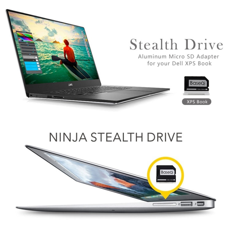 BASEQI 隱藏式鋁合金高速SD卡套 適用於戴爾 Precision M5510 筆記本電腦