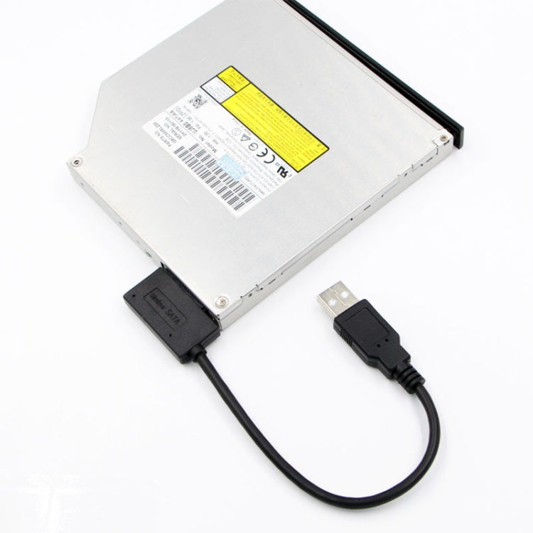 USB2.0 轉 Slimline SATA易驅線 SATA 7+6Pin光驅 支持刻錄