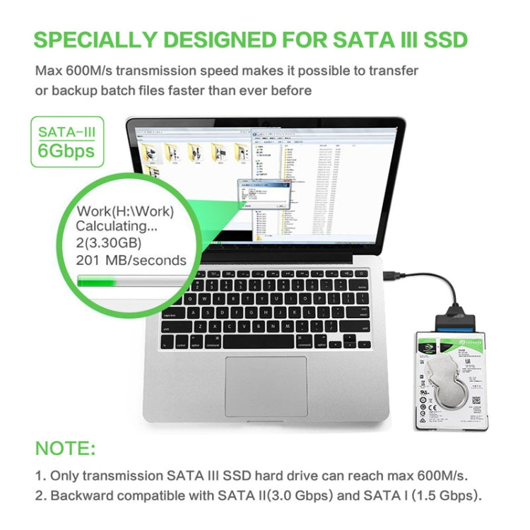 SATA 轉 USB3.0易驅線 2.5寸硬盤轉接線