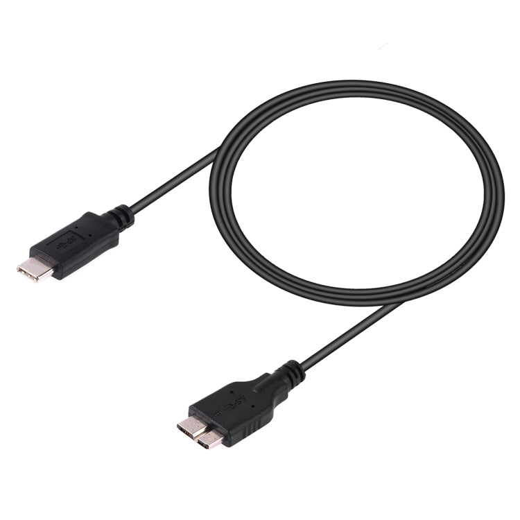USB-C 3.1 / Type-C 公頭 轉 Micro USB 3.0 數據線，長度：1米