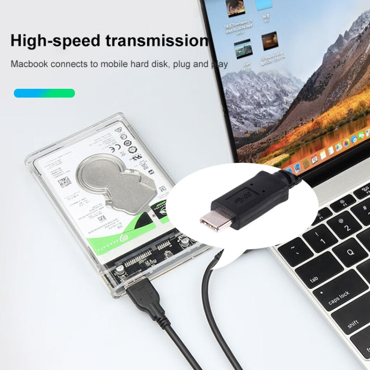 USB-C 3.1 / Type-C 公頭 轉 Micro USB 3.0 數據線，長度：1米