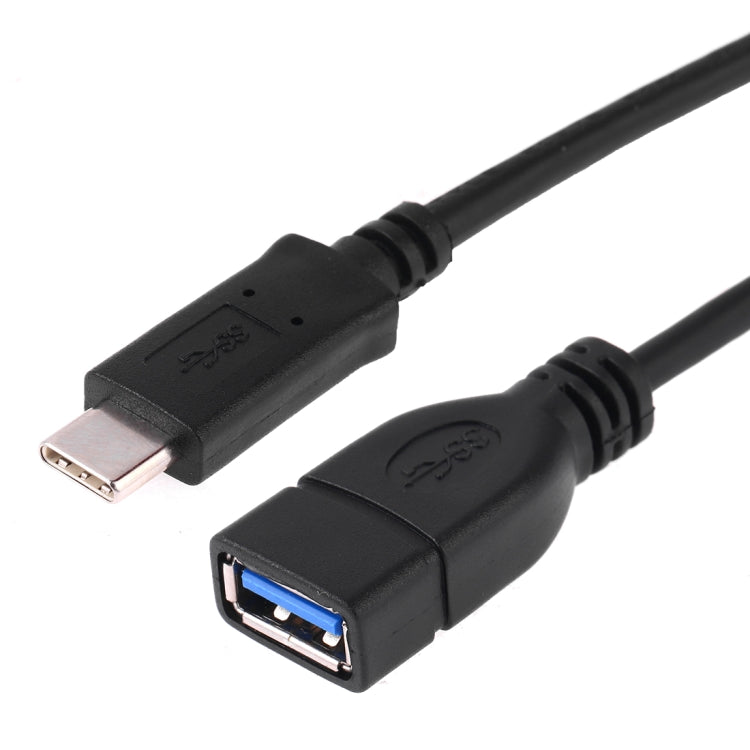 USB-C 3.1 / Type-C 公頭 轉 USB 3.0 母頭 OTG適配線，長度：20厘米