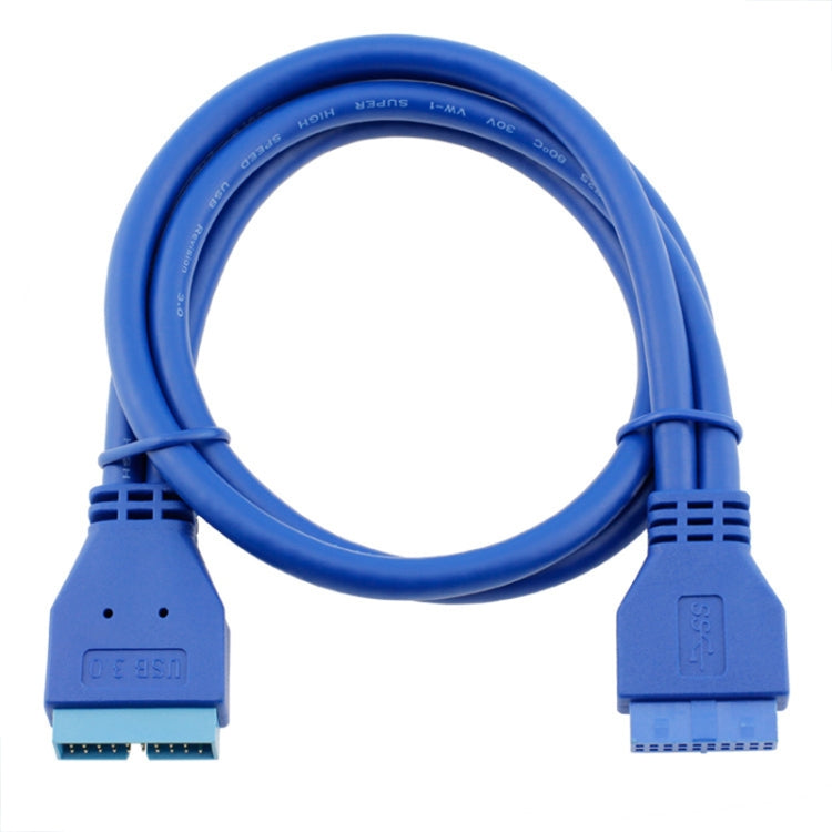 0258 5Gbps USB3.0 20Pin 母頭轉公頭延長線主板延長器 線長：50cm