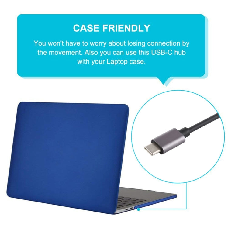 T-809B TF卡讀卡器+3xUSB 3.0接口 轉Type-C HUB集線器 線長：13厘米