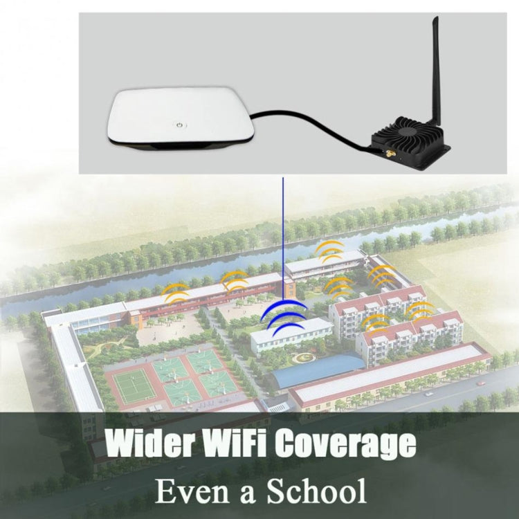 EDUP EP-AB003 8W WiFi信號放大器帶外置天線