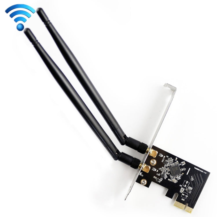 EDUP EP-9607 PCI-E 1200M 雙天線無線網卡帶2根外置天線