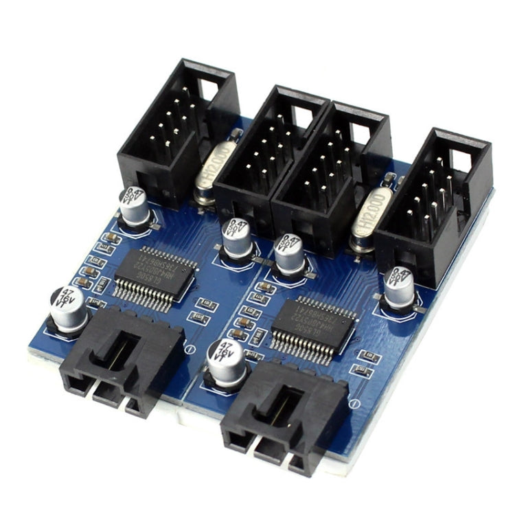 9 Pin USB接頭，1拖4擴展電纜卡倍增器