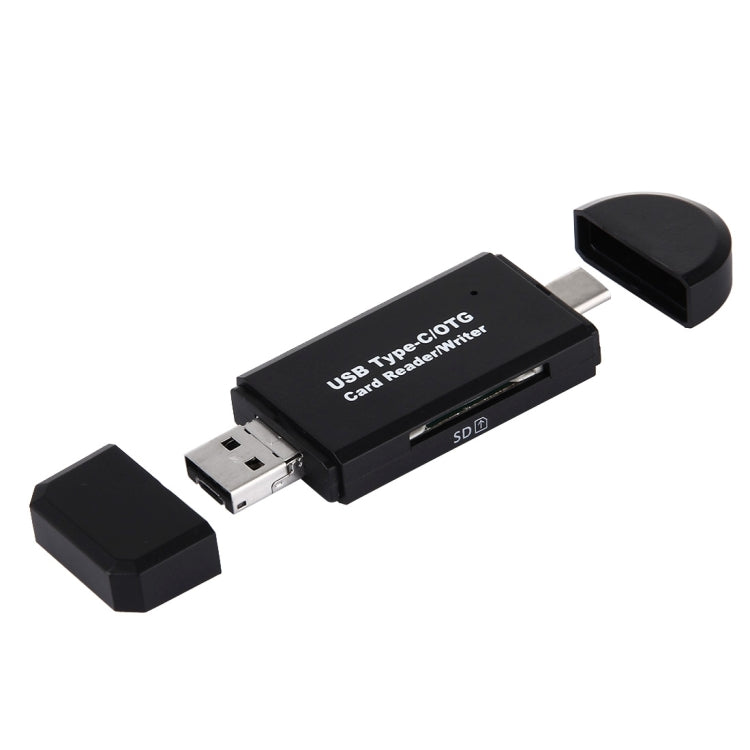 USB 3.1 Type-c 轉 USB + micro USB + SD / TF讀卡器 適配器 3合一