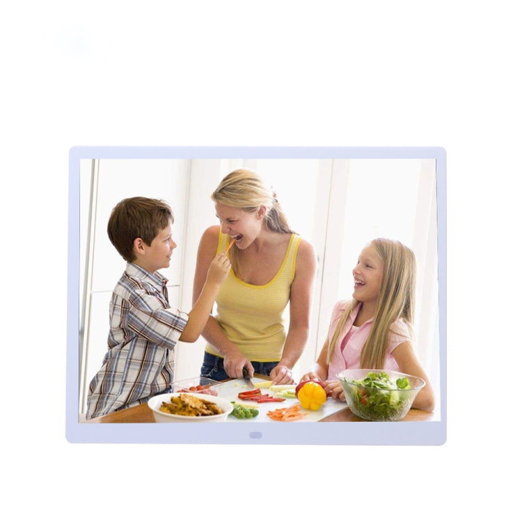 15寸數碼相框电子相框超窄邊款支持1080P壁掛廣告機 美規/歐規/英規