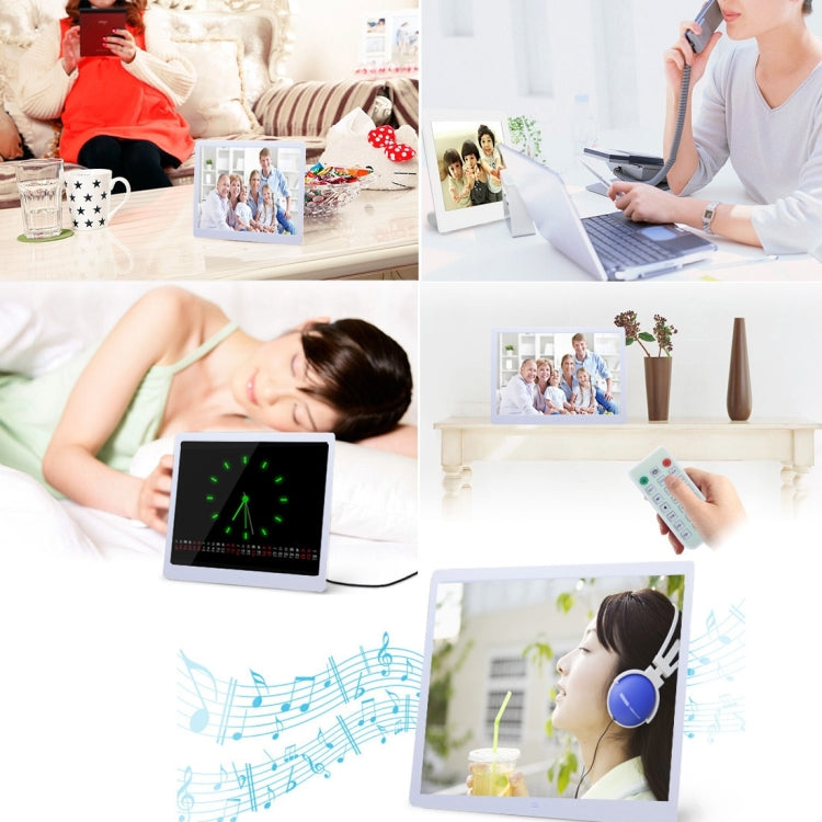 13 inch LED显示數碼相框帶支架和遙控器，全志 F16方案，支持SD / MS / MMC卡和USB接口