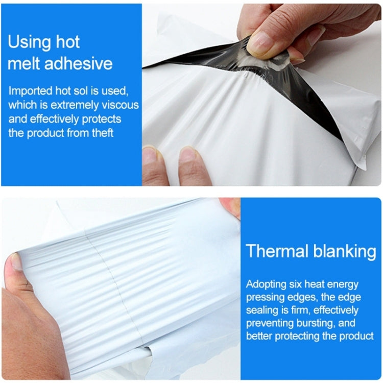 100pcs / Pack 28x40cm Custom Printed Thick Plastic Courier Bags with Your Logo for Products Packaging & Shipment