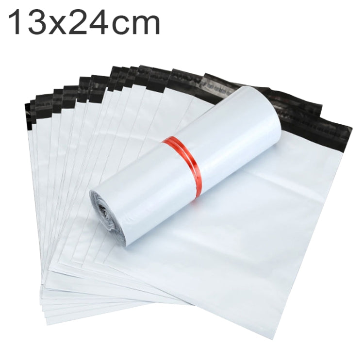 100 PCS / Roll Thick Express Bag Packaging Bag Waterproof Plastic Bag, Size: 13x24cm (Dark Grey)