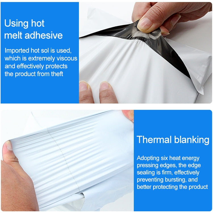 100 PCS / Roll Thick Express Bag Packaging Bag Waterproof Plastic Bag, Size: 20x30cm (Dark Grey)