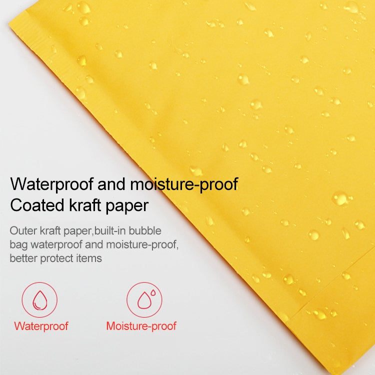 100pcs Kraft Paper Envelope Bag Express Bubble Bag Packaging Bag, Size: 24x36+4cm