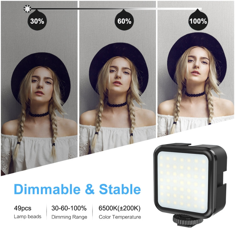 PULUZ   U/C型手提攝像穩定器支架套裝 PU3006+PU529補光燈