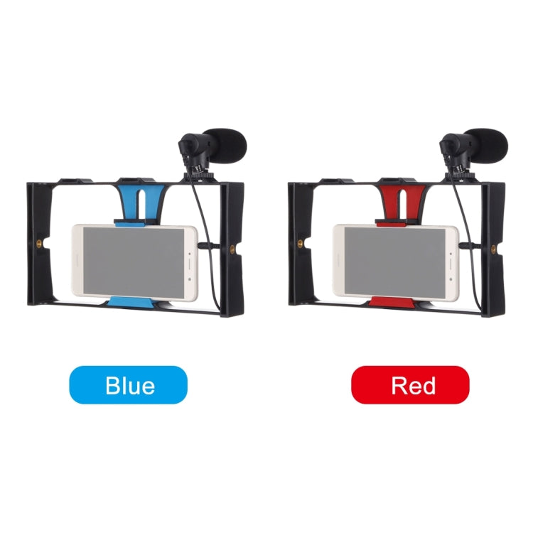 PULUZ 手機錄像視頻拍攝直播兔籠PU3007 +麥克風PU3017