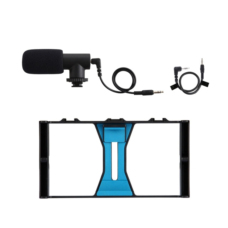 PULUZ 手機錄像視頻拍攝直播兔籠PU3007 +麥克風PU3017