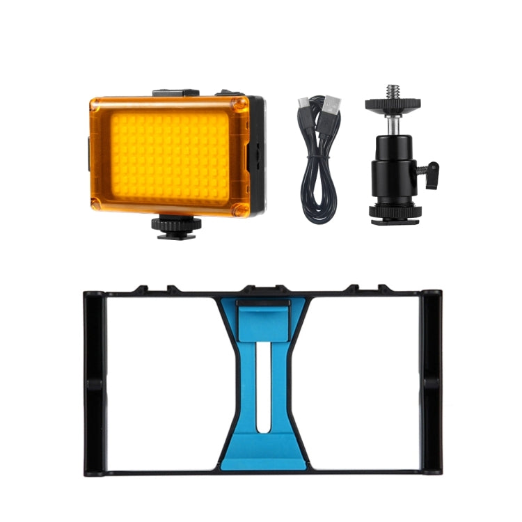 PULUZ 手機錄像視頻拍攝直播兔籠PU3007 +帶補光燈PU4096+轉接支架PU211