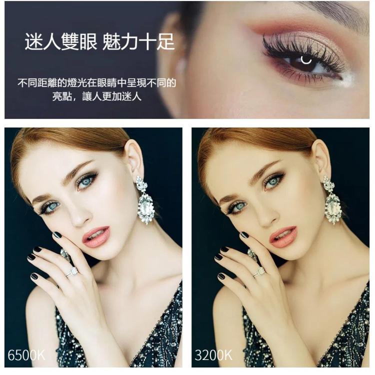 PULUZ PU397環形自拍美顏補光燈+1.1m三腳支架 直播套裝