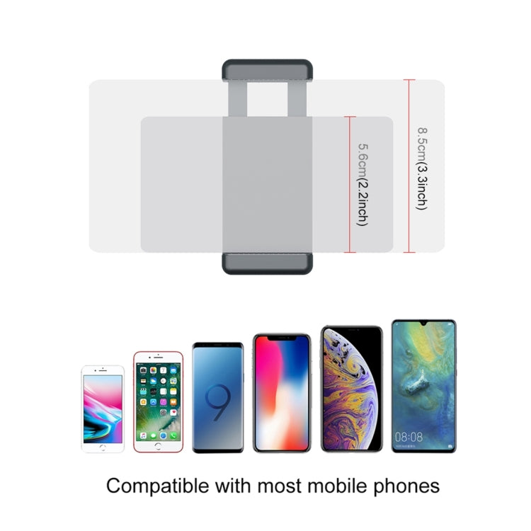 PULUZ  大疆OSMO Pocket / Pocket 2固定夾手機夾PU379+手持摺疊三腳架PU191