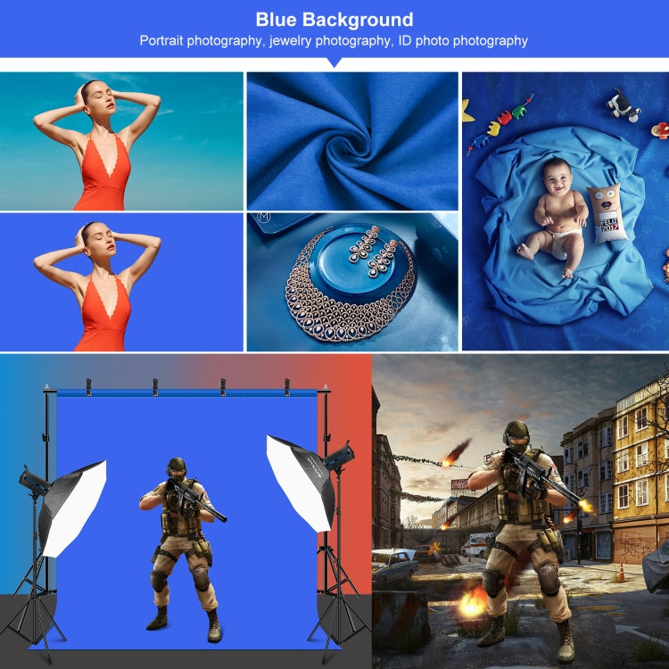 PULUZ 2x2m 背景架 橫杆攝影燈架拍照背景布攝影架 帶三張滌綸布背景