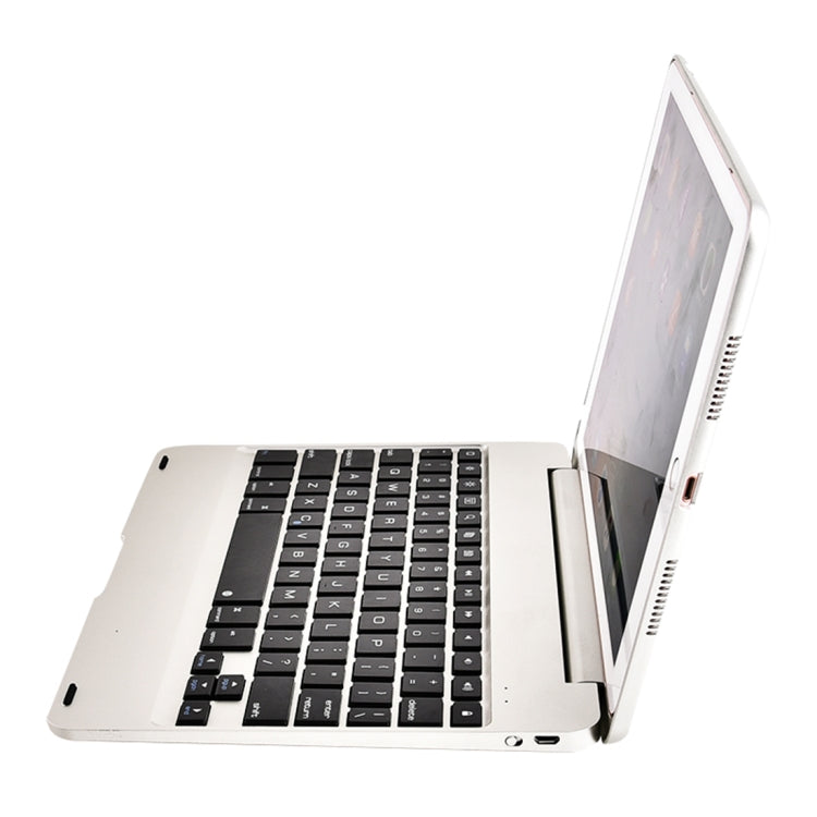 F19B 適用於iPad 9.7  & 適用於iPad Air & Air 2 & 適用於iPad Pro 9.7 & 新適用於iPad 9.7英寸 超薄ABS保護殼 + 藍牙鍵盤