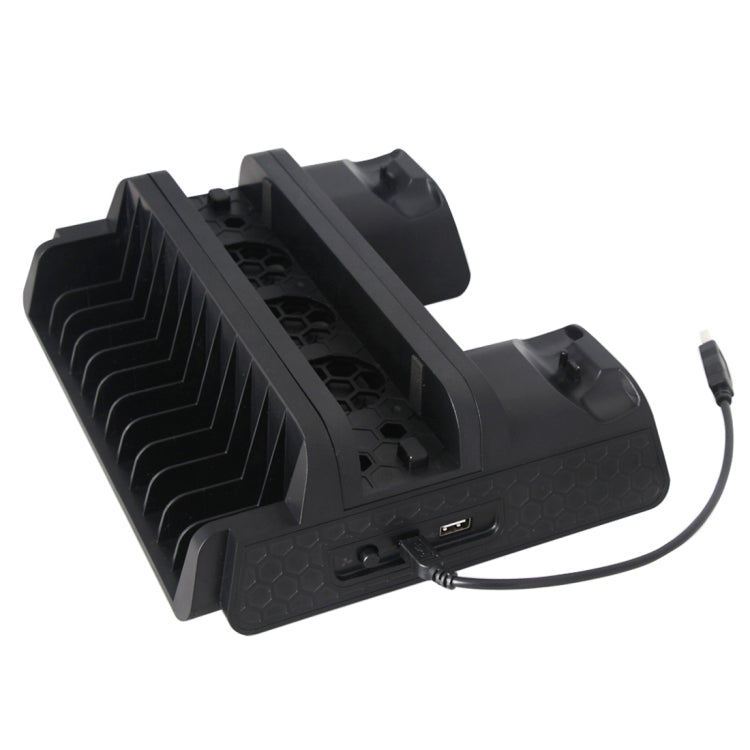 DOBE TP4-882 3合1 Sony PS4 / PS4 Pro / PS4 Slim 機身風扇+碟架+手柄充電底座 , For PS4 / PS4 Pro / PS4 Slim