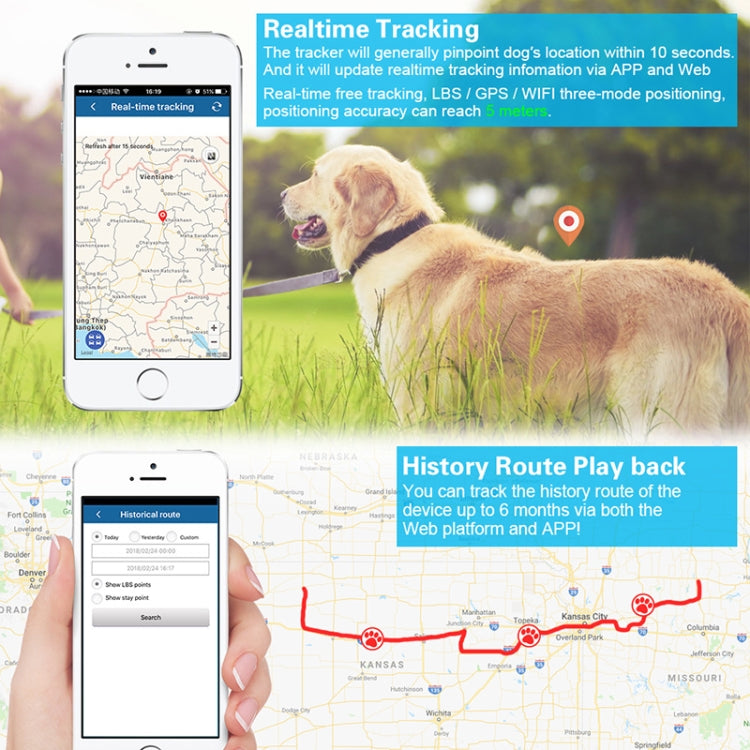 TKSTAR TK935 3000mAh GPS寵物畜牧汽車追蹤器 防水定位器  , TK935