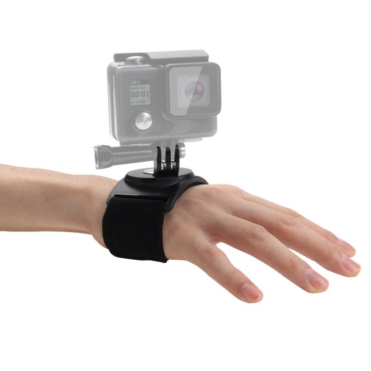 PULUZ 3 in 1 Hand Wrist Arm Leg Straps 360-degree Rotation Mount for GoPro, Insta360, DJI and Other Action Cameras