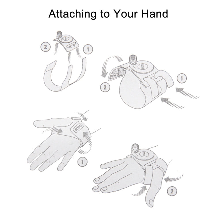 PULUZ 3 in 1 Hand Wrist Arm Leg Straps 360-degree Rotation Mount for GoPro, Insta360, DJI and Other Action Cameras