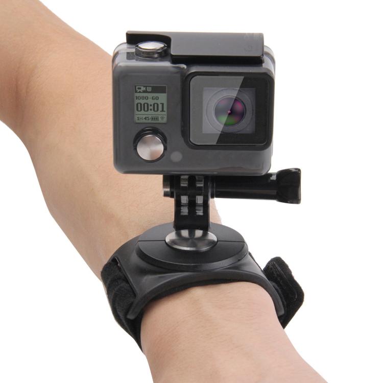 PULUZ 3 in 1 Hand Wrist Arm Leg Straps 360-degree Rotation Mount for GoPro, Insta360, DJI and Other Action Cameras