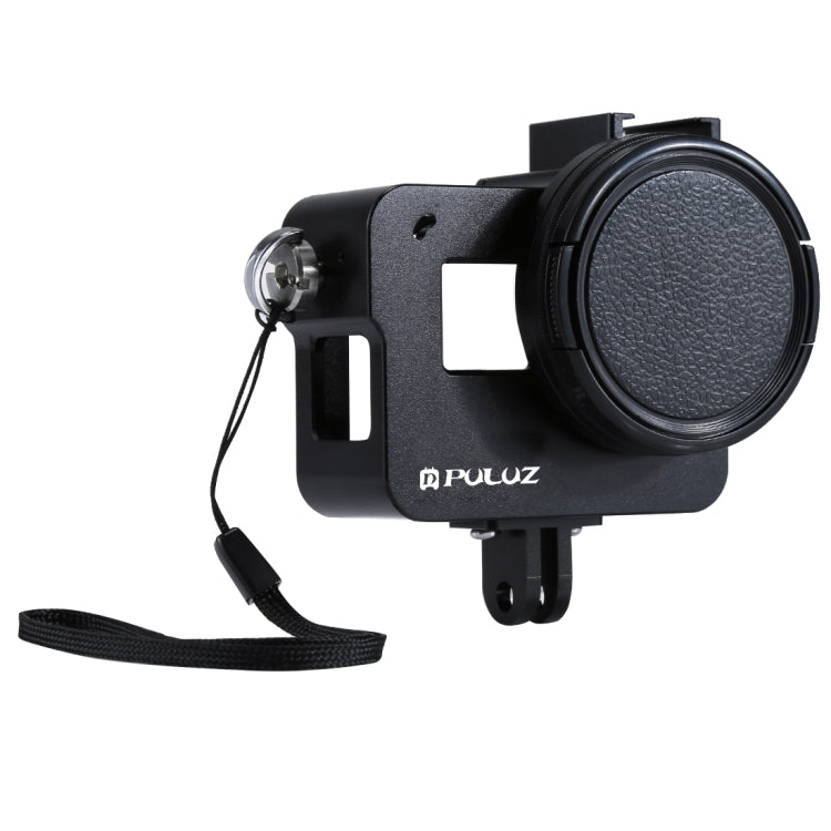 PULUZ  GoPro HERO /7 Black /6 /5金屬保護套狗籠 帶保險框和52mm UV鏡頭