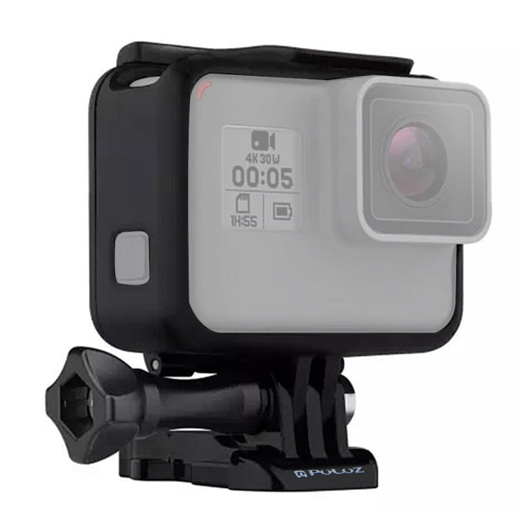 PULUZ 適用於GoPro HERO /7 Black /6 /5 ABS塑膠保護殼 狗籠 帶底座和長螺絲